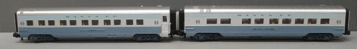 MTH 30-67872 O SF 60' Streamlined ABS Sleeper/Diner Passenger Car Set (Set of 2)