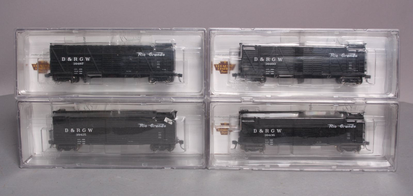 Broadway Limited 858 HO Denver & Rio Grande Western Stock Car (Pack of 4)