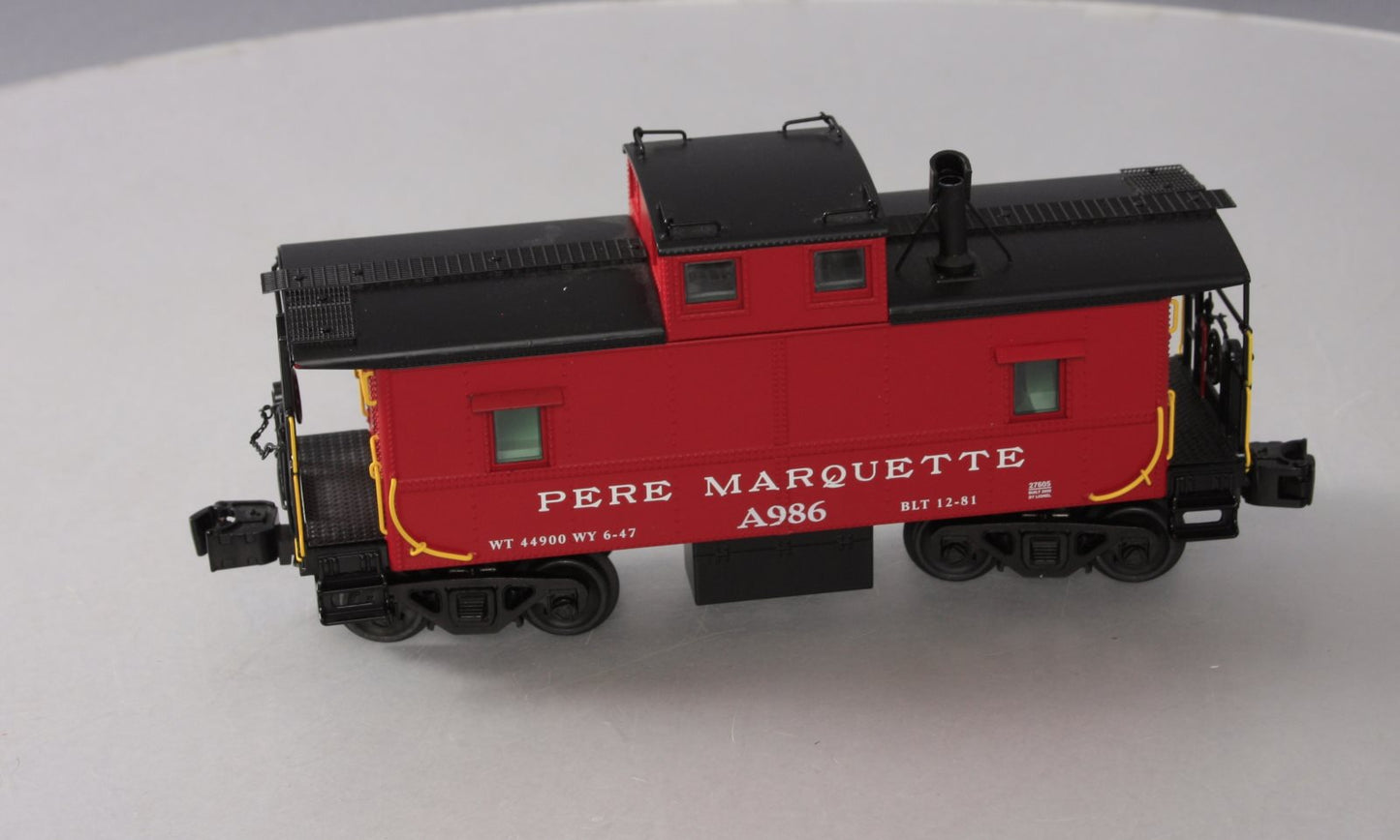 Lionel 6-27605 O Gauge Pere Marquette Northeastern Caboose
