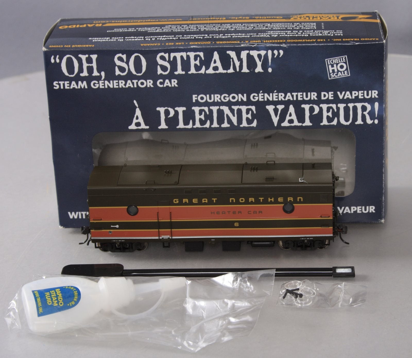Rapido Trains 107127 HO Great Northern Steam Generator Car #6
