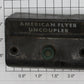 American Flyer XA10961-GB S Gauge Uncoupler with Green Control Button