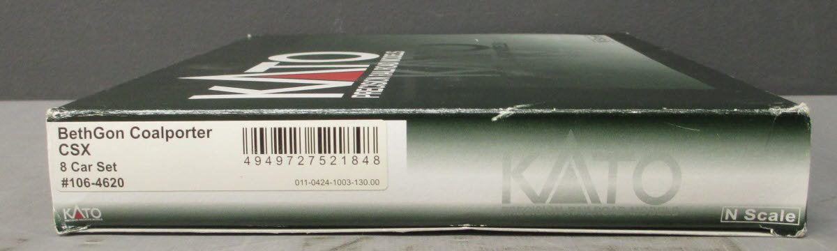 Kato 106-4620 N Scale CSX BethGon Coalporter 8-Car Set – Trainz