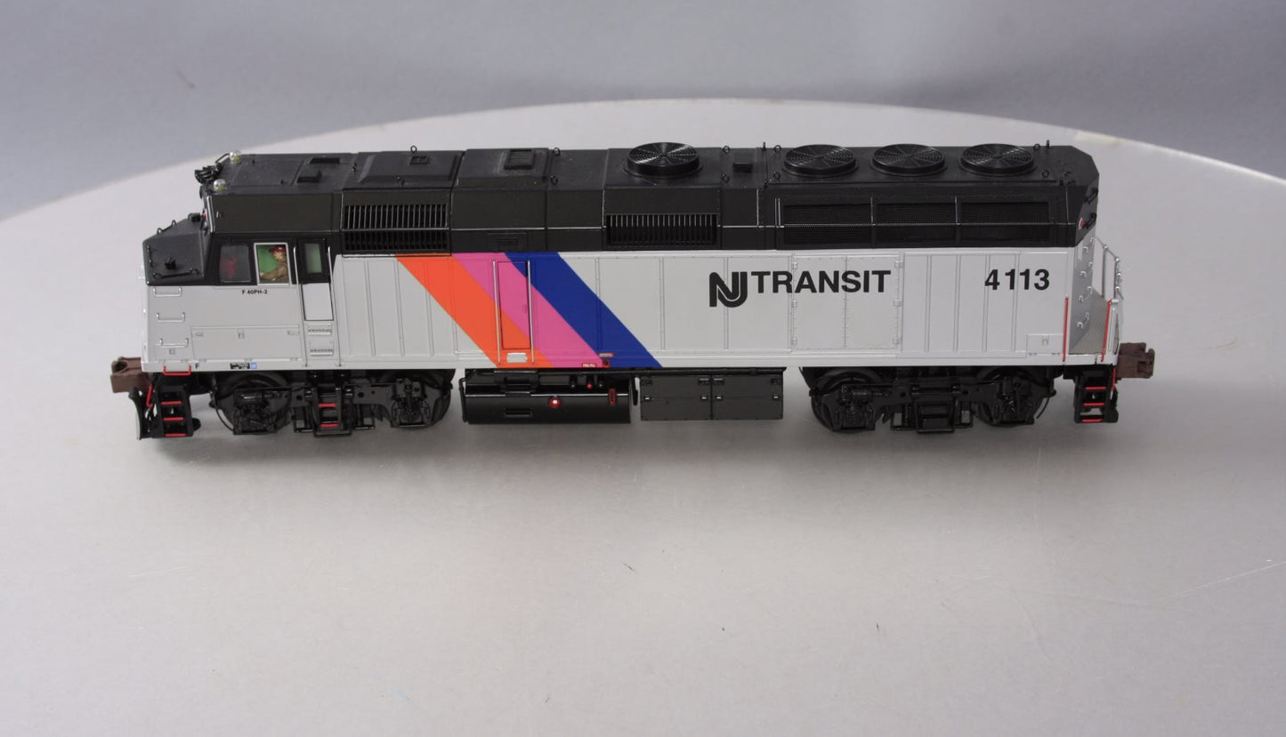 MTH 20-20109-1 NJ Transit F40PH Diesel Engine w/Proto-Sound 2.0 (Hi-Rail Wheels)