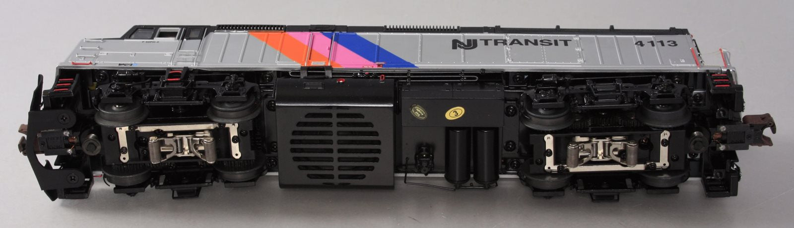 MTH 20-20109-1 NJ Transit F40PH Diesel Engine w/Proto-Sound 2.0 (Hi-Rail Wheels)