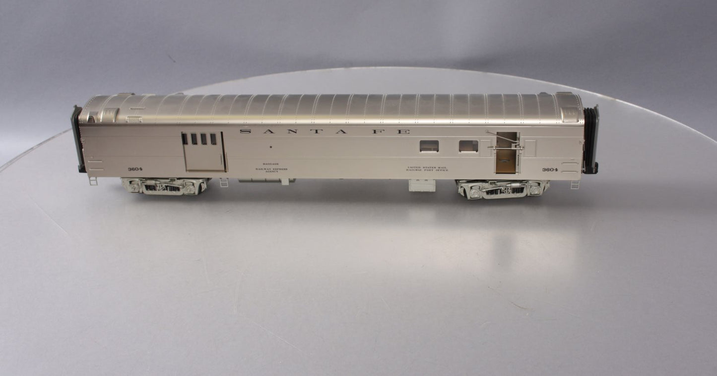 MTH 20-68136 O Santa Fe 70’ ABS Smooth Streamlined RPO Passenger Car #3604