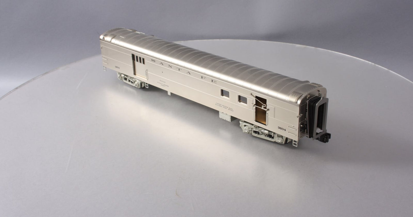 MTH 20-68136 O Santa Fe 70’ ABS Smooth Streamlined RPO Passenger Car #3604
