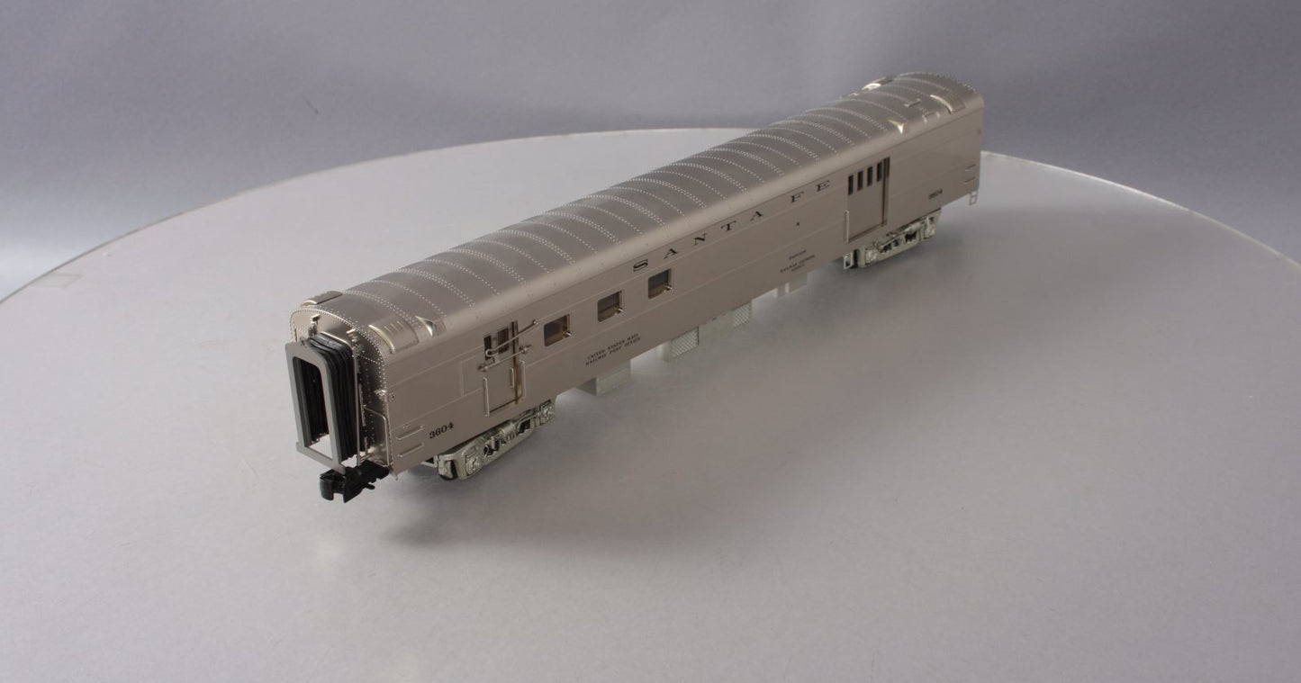 MTH 20-68136 O Santa Fe 70’ ABS Smooth Streamlined RPO Passenger Car #3604