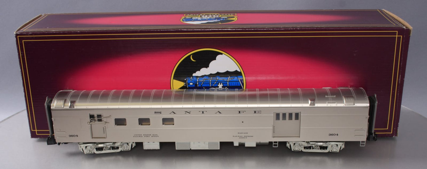 MTH 20-68136 O Santa Fe 70’ ABS Smooth Streamlined RPO Passenger Car #3604