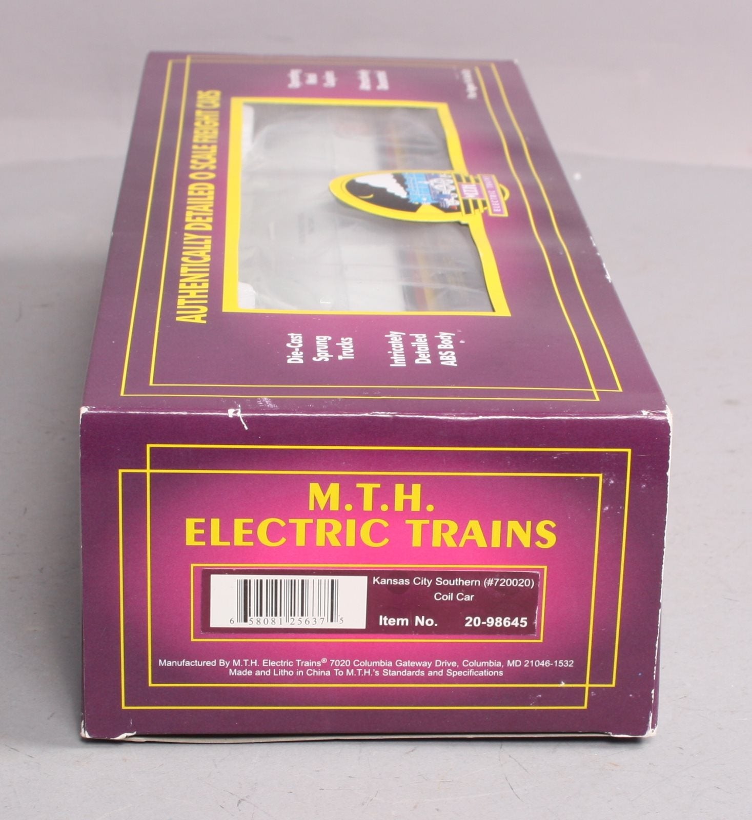 MTH 20-98645 O Gauge Kansas City Southern Coil Car