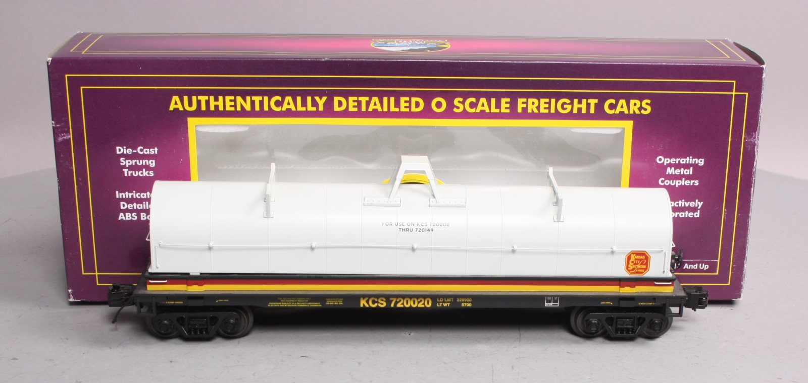 MTH 20-98645 O Gauge Kansas City Southern Coil Car