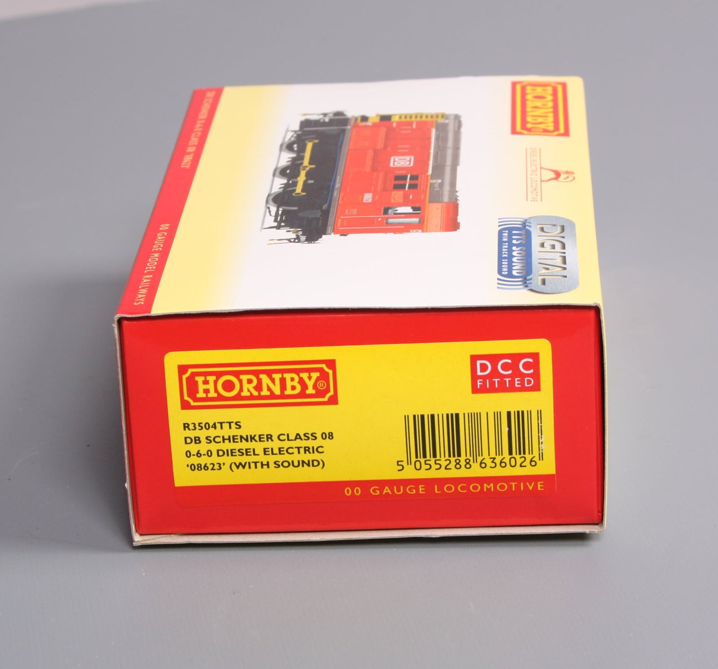 Hornby R3504TTS OO DB Schenker Class 08 0-6-0 Steam Locomotive Sound #08623
