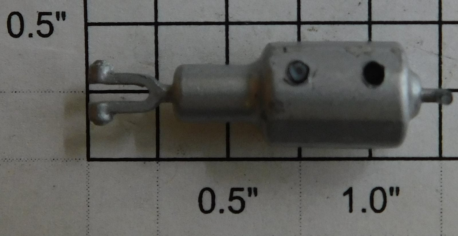 Acme 100X-102 Silver Metal Air Brake Cylinder