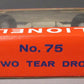 Lionel 75 Vintage O Gooseneck Street Light (Set of 2)