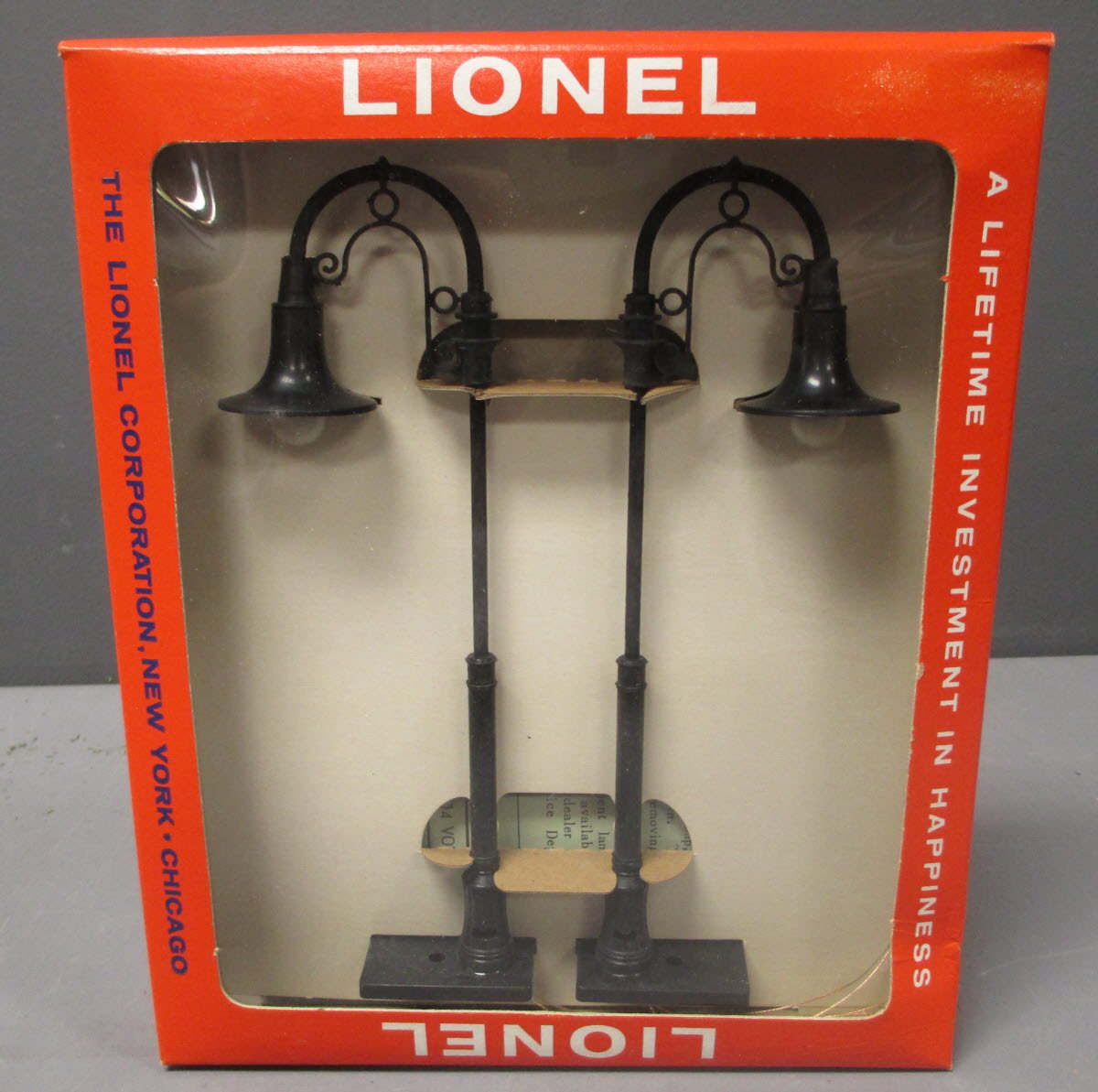 Lionel 75 Vintage O Gooseneck Street Light (Set of 2)
