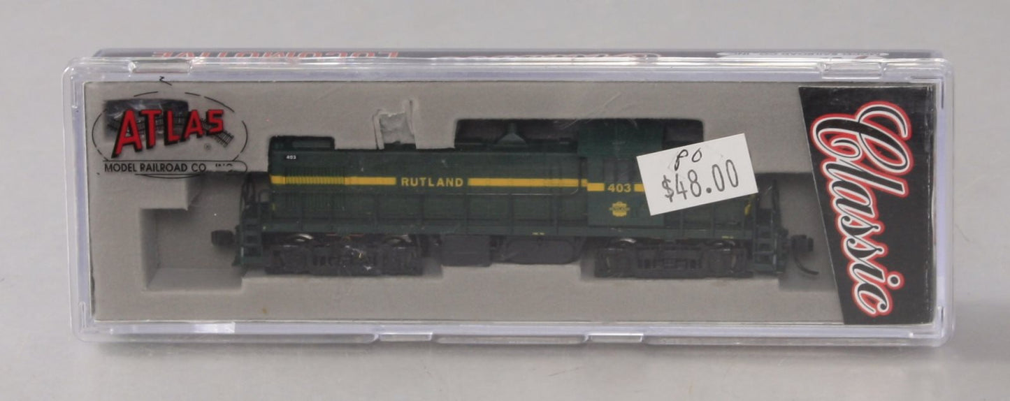Atlas 40003086 N Rutland RS-1 Locomotive (Green/Yellow) #403