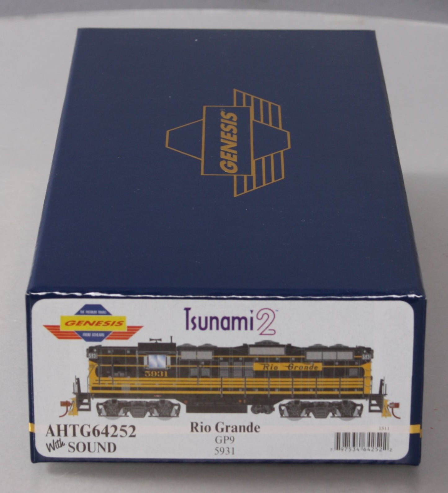 Athearn G64252 HO D&RGW GP9 Diesel Locomotive with DCC & Sound #5931