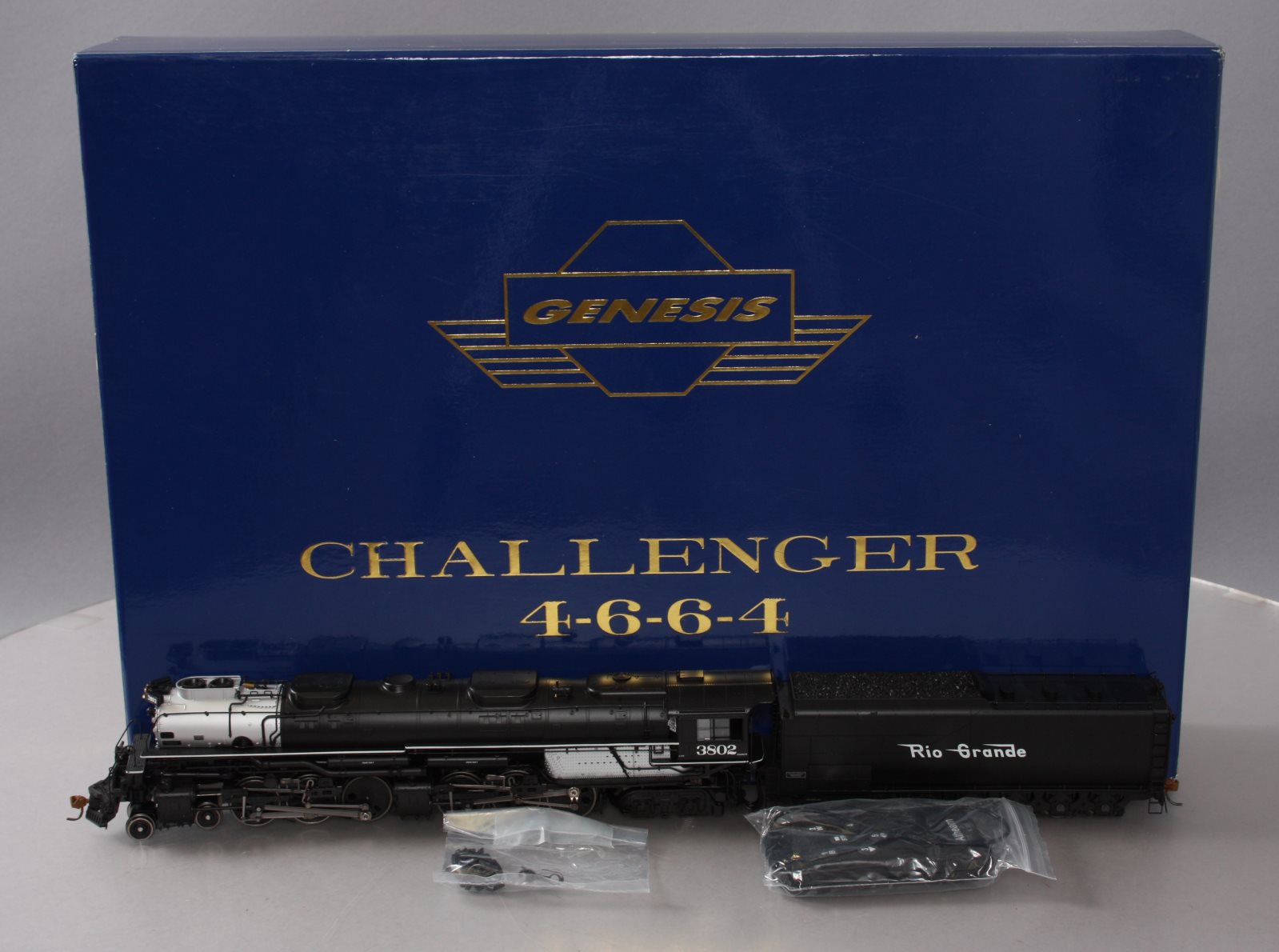 Athearn G9123 HO Denver and Rio Grande Western 4-6-6-4 with DCC & Sound #3802