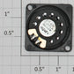 Acme S125SLA 8 Ohm .2Watt 1" Diameter Round Pancake Speaker