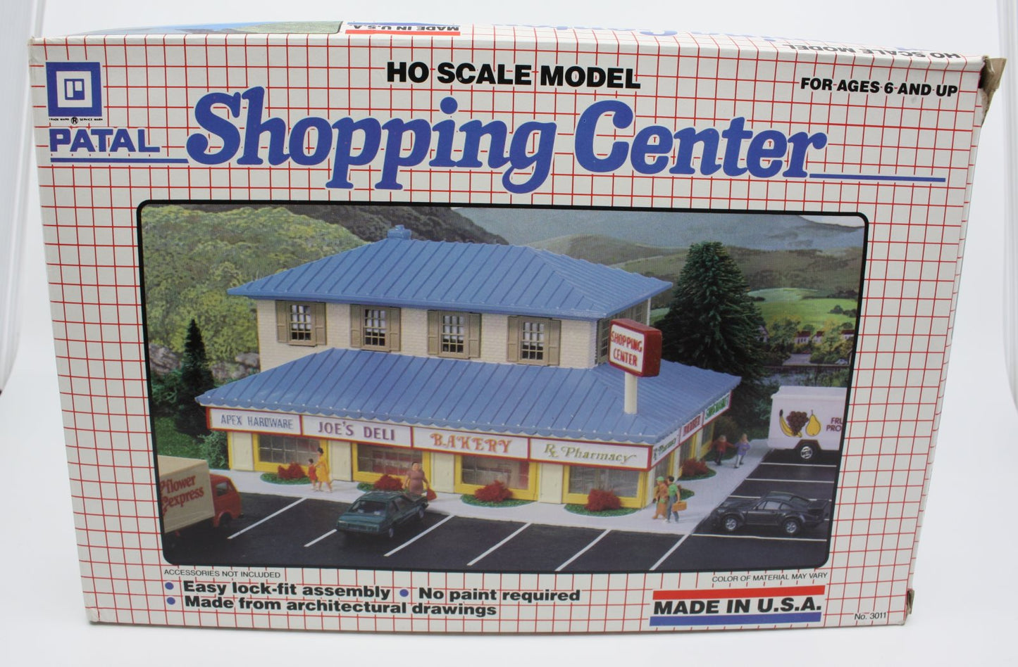Patal 3011 HO Scale Shopping Center Building Kit