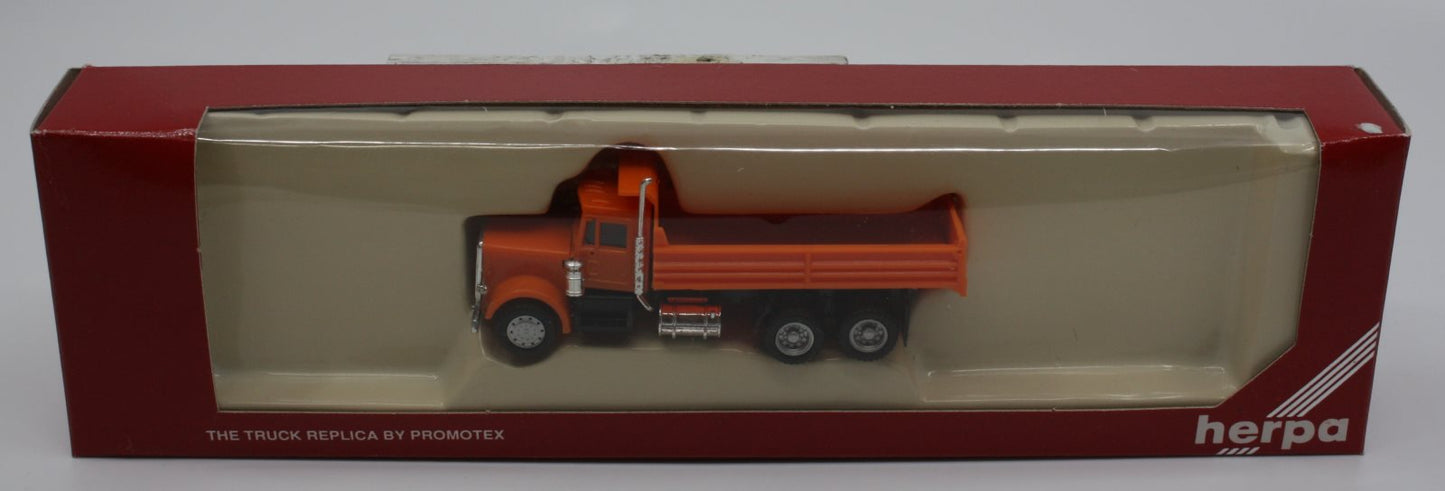 Herpa 6167 HO Orange Peterbilt Dump Truck