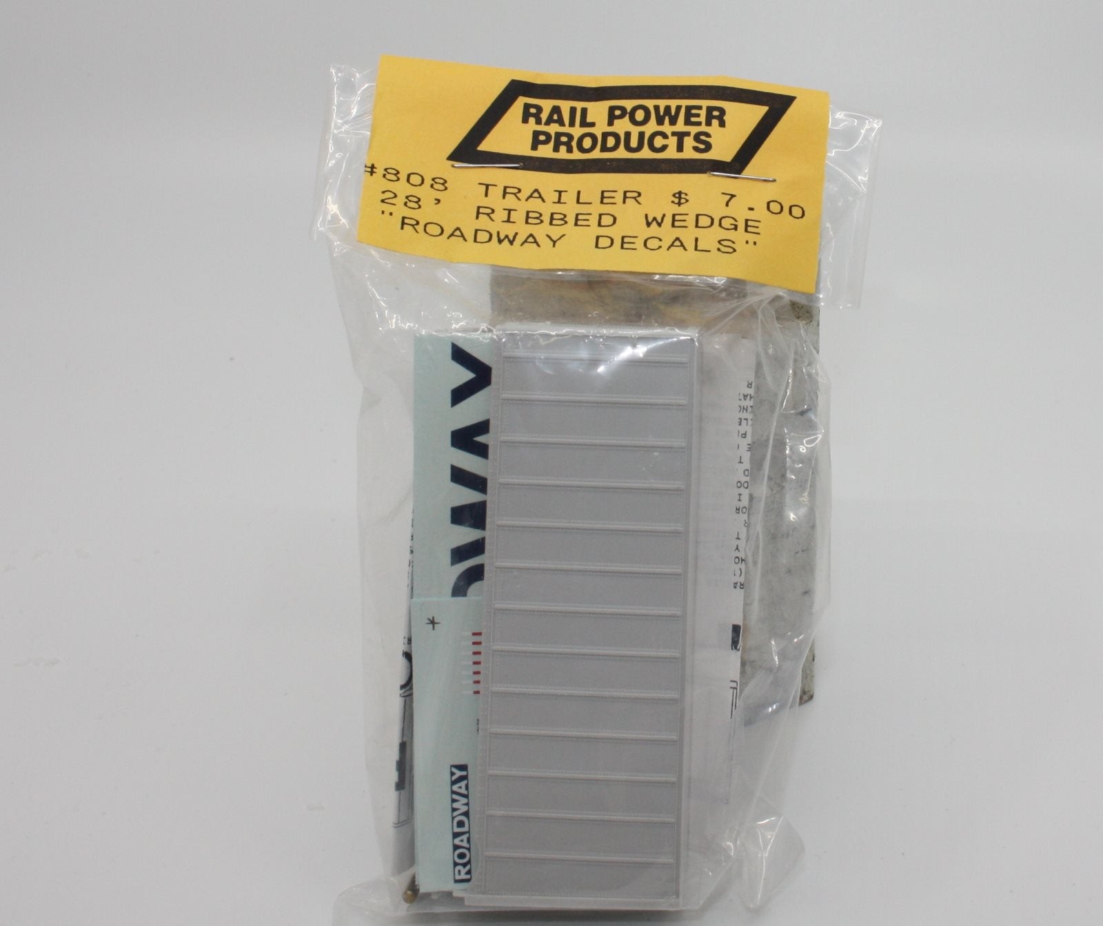 Rail Power 809 HO 28' Ribbed Wedge Overnight Decal Trailer Kit