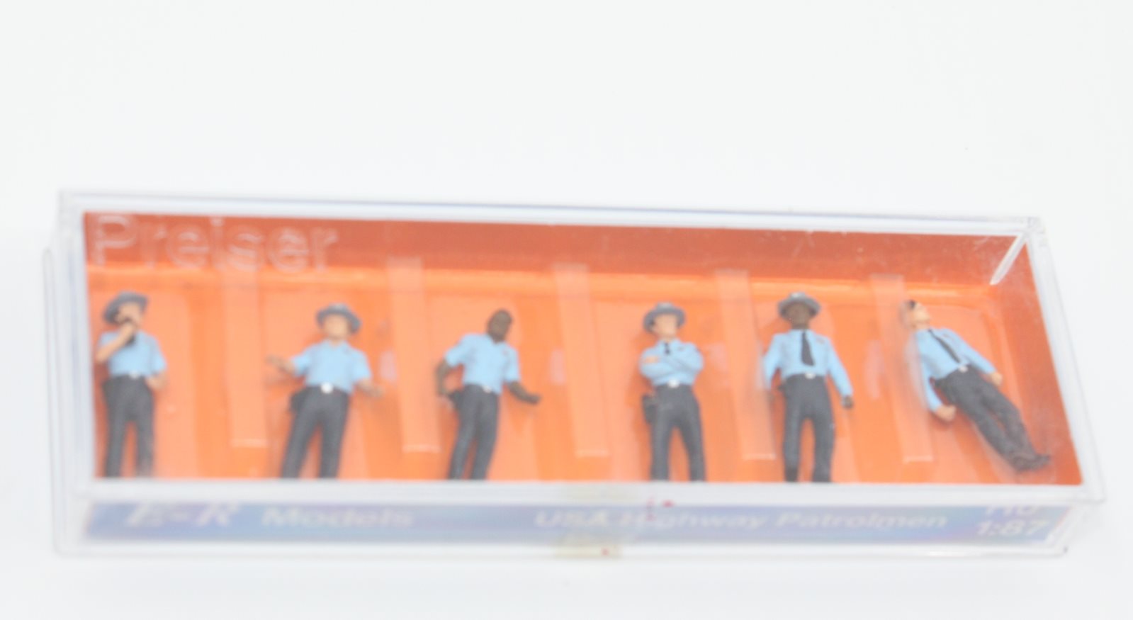 Preiser 1010060 HO USA Highway Patrolmen Figures (Set of 6)