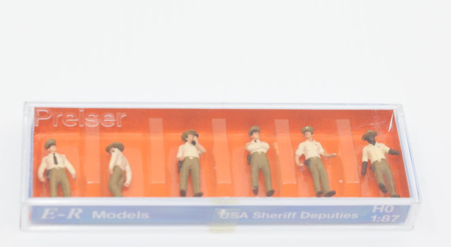 E-R Models 1010061 HO USA Sheriff Deputies Figures (Set of 6)