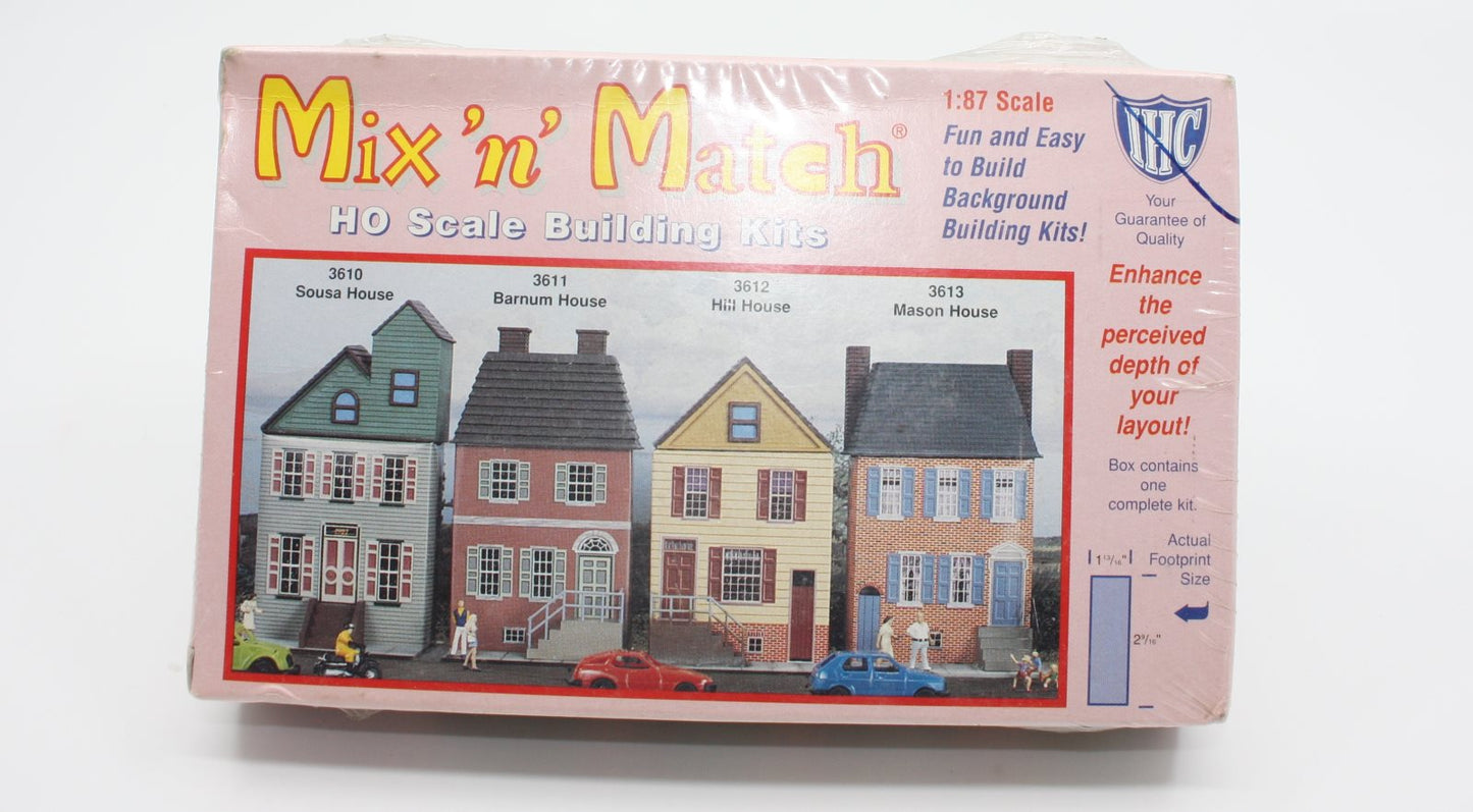 IHC 3610 HO Scale Mix 'n' Match Sousa House Building Kit