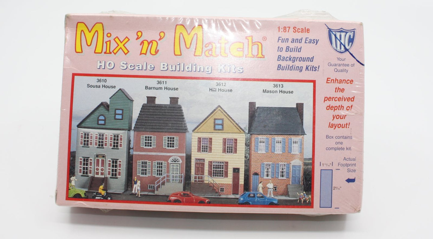 IHC 3611 HO Scale Mix ''n'' Match Barnum House Building Kit