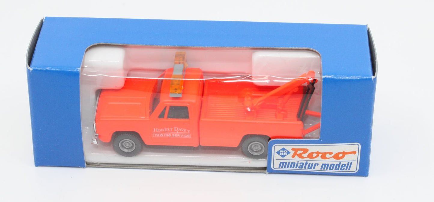 Roco 91010 HO Honest Dave's Towing Service Tow Truck
