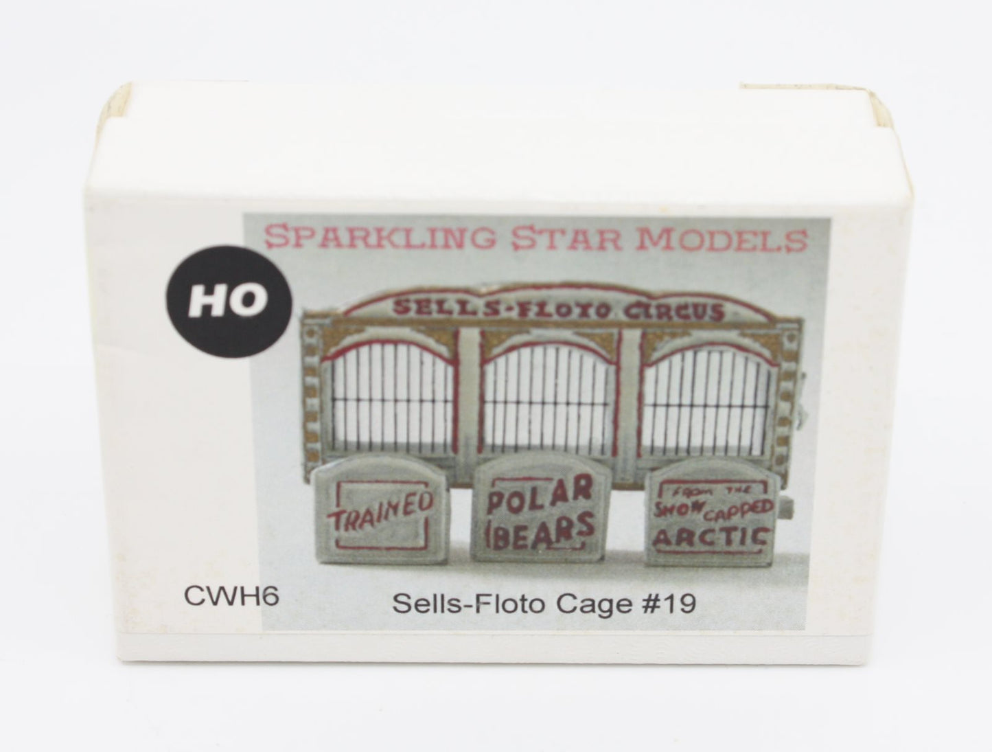 Sparkling Star Models CWH6 HO Scale Sells Floto Cage Wagon Kit