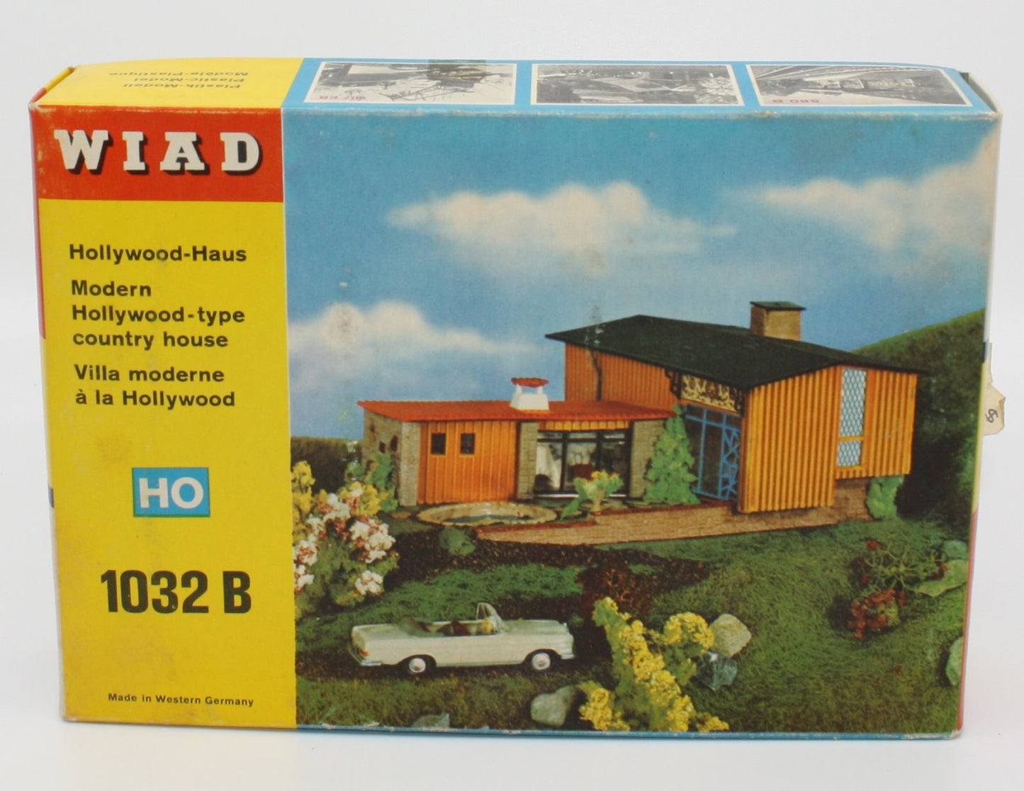 Wiad 1032B HO Modern Hollywood Style Country House Building Kit