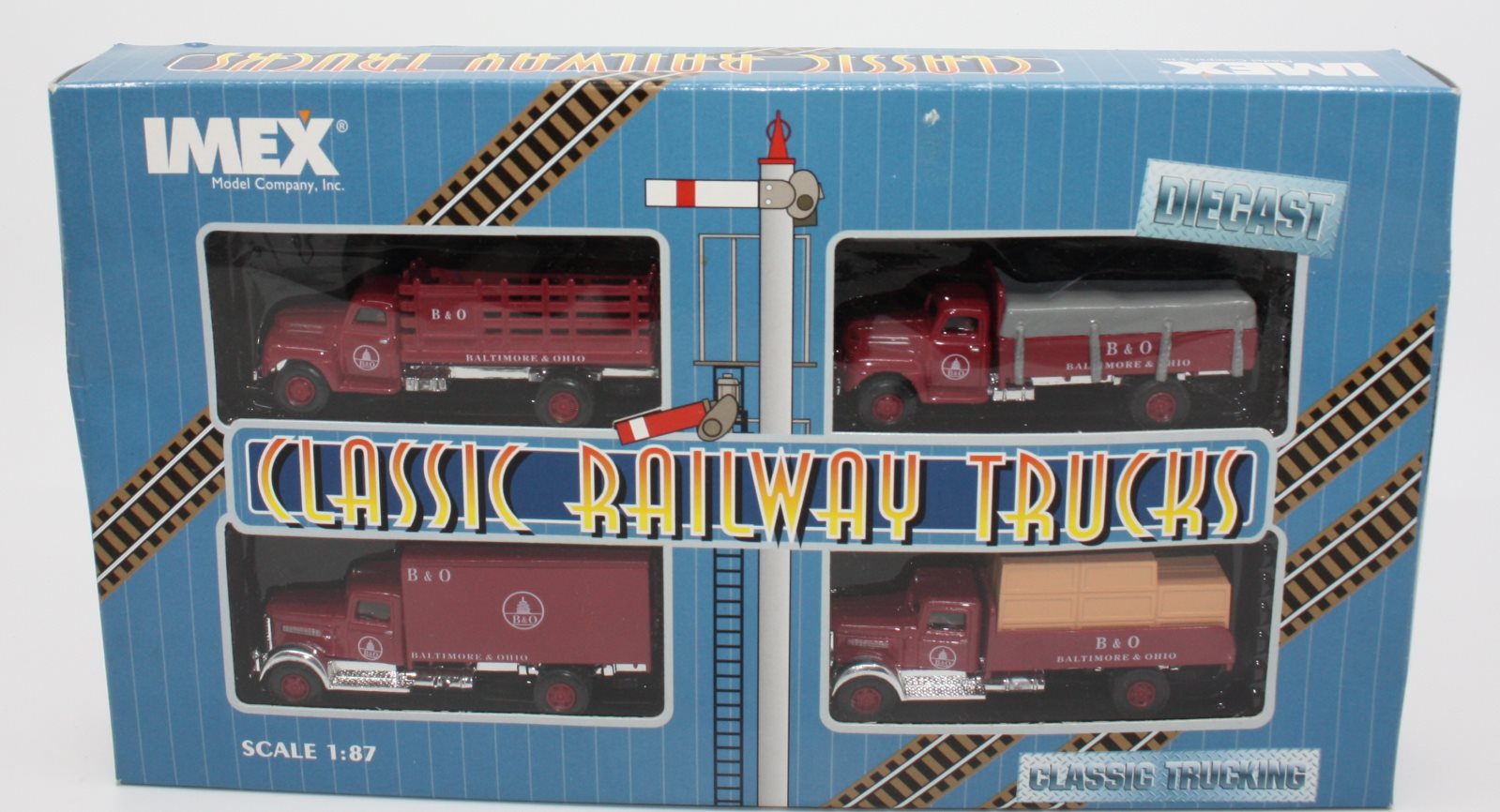 Imex 870129 HO B & O Classic Railway Trucks (Pack of 4)