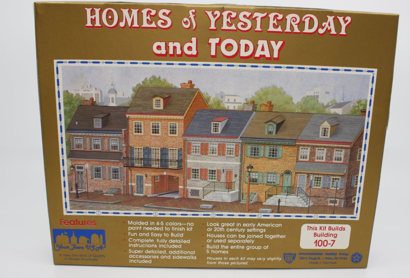 IHC 100-7 HO Homes of Yesterday and Today The Huntington House Colonial Kit