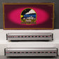 MTH 20-66096 O Amtrak 70' Streamlined Sleeper/Diner Passenger Car Set (Set of 2)