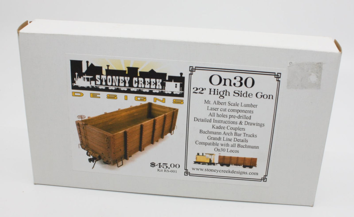 Stoney Creek RS-001 On30 22' High Side Gon Kit