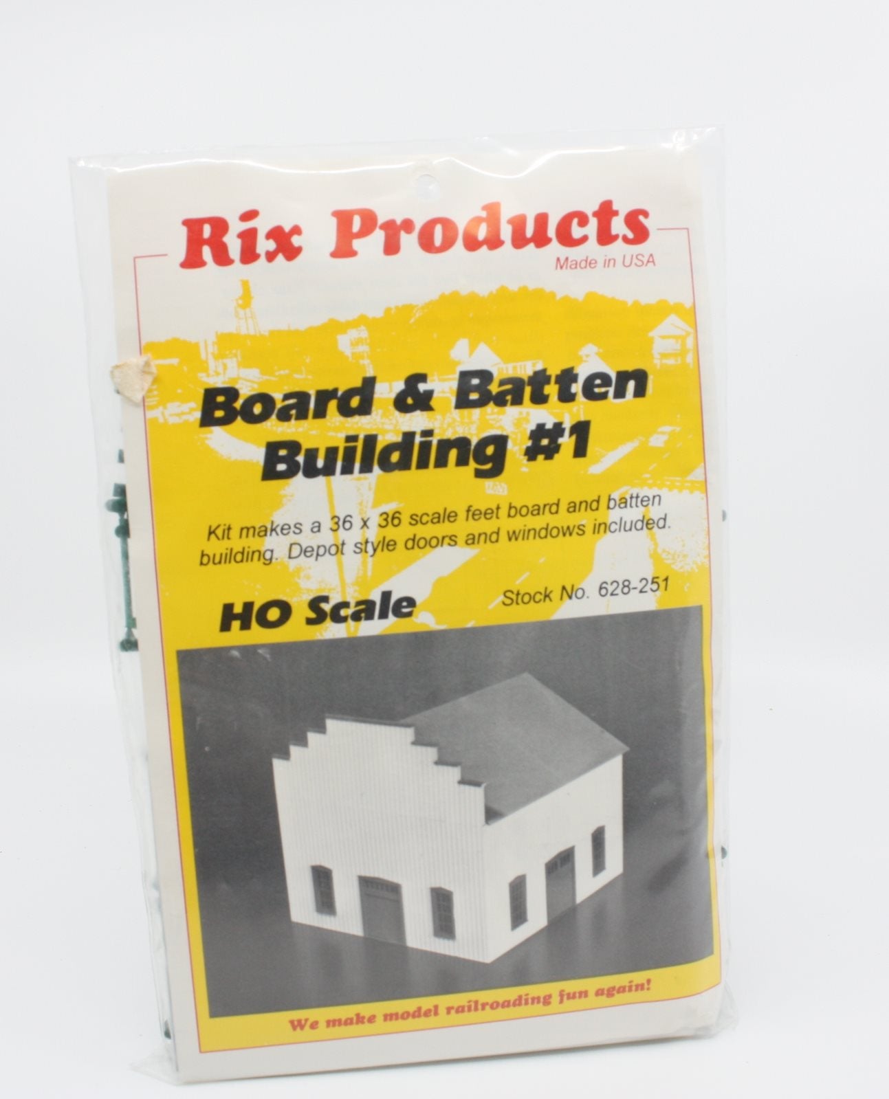 Rix Products 628-251 HO Board & Batten Building #1 Kit