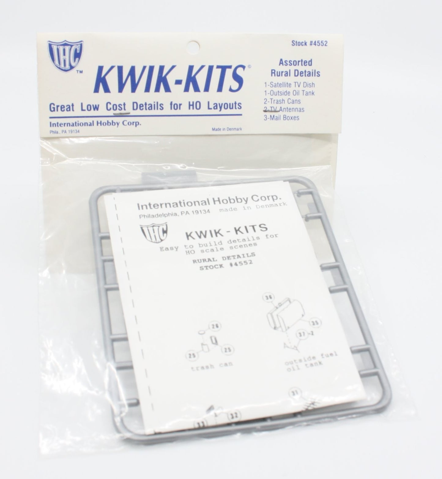 IHC 4552 HO Kwik-Kits Rural Details