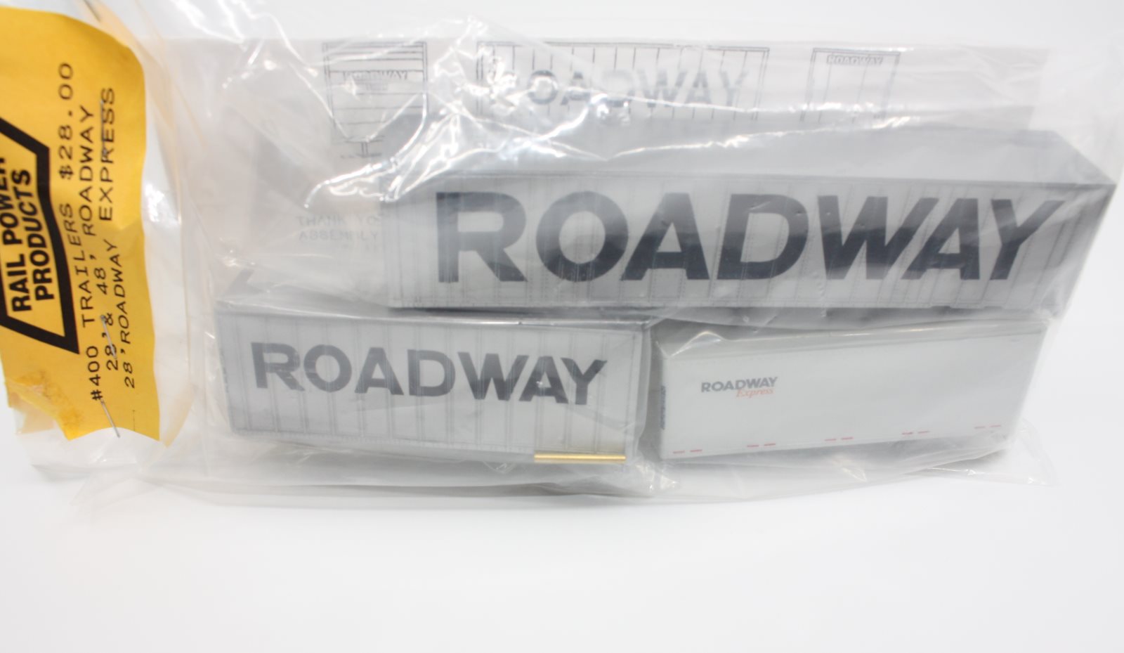 Rail Power 400 HO Roadway Trailers (Set of 3)