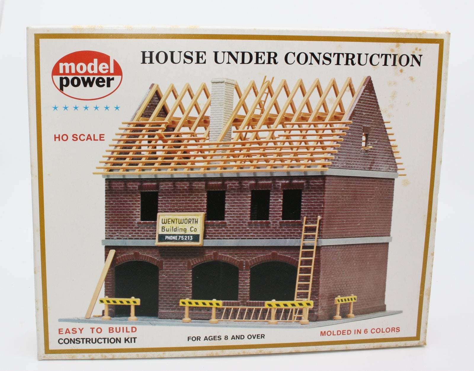 Model Power 443 HO House Under Construction Building Kit