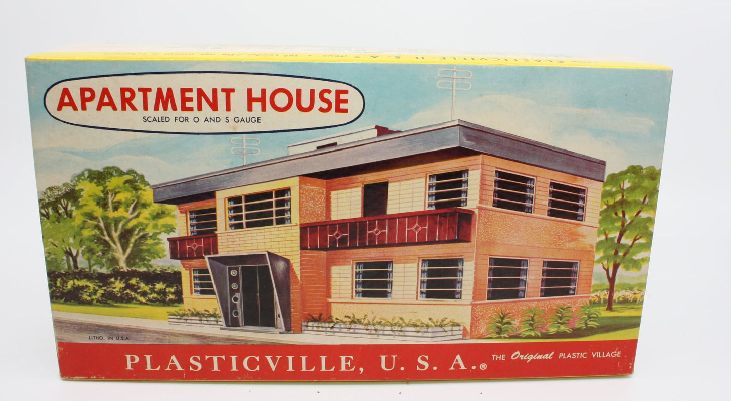Plasticville 1907 O Scale Apartment House Kit
