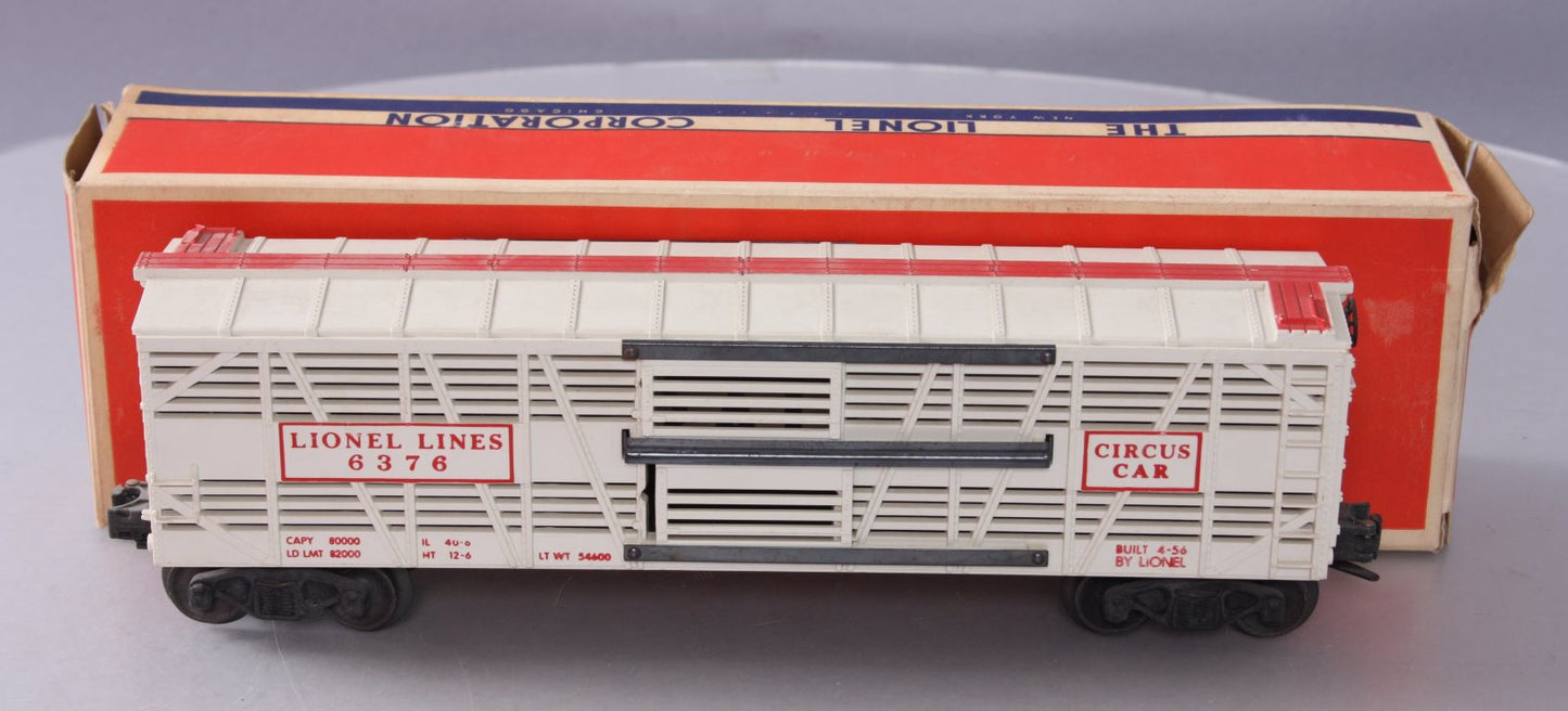 Lionel 6376 Vintage O Circus Stock Car