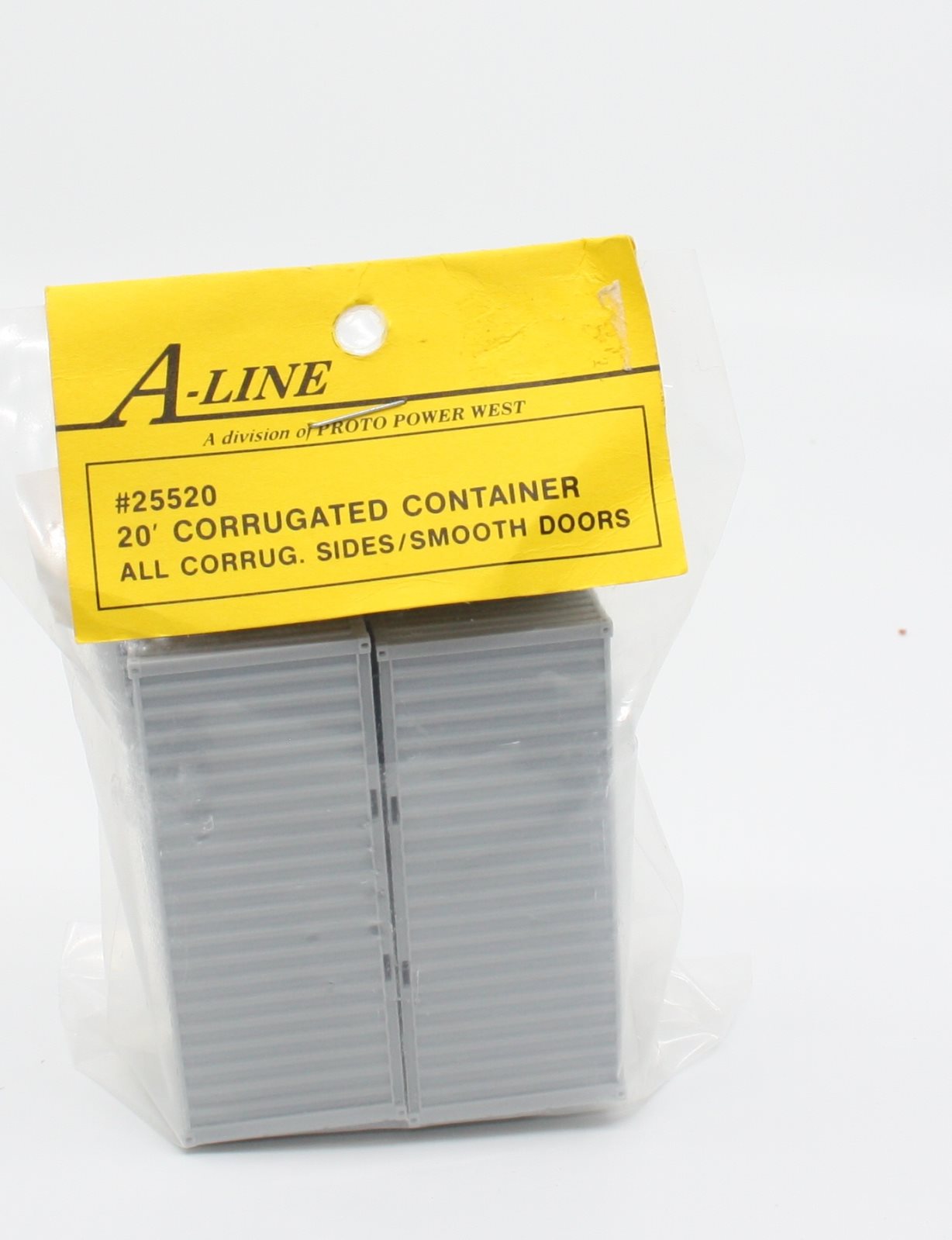 A-Line 25520 HO 20' Smooth Doors/All Corrugated Sides Container (Pack of 2)