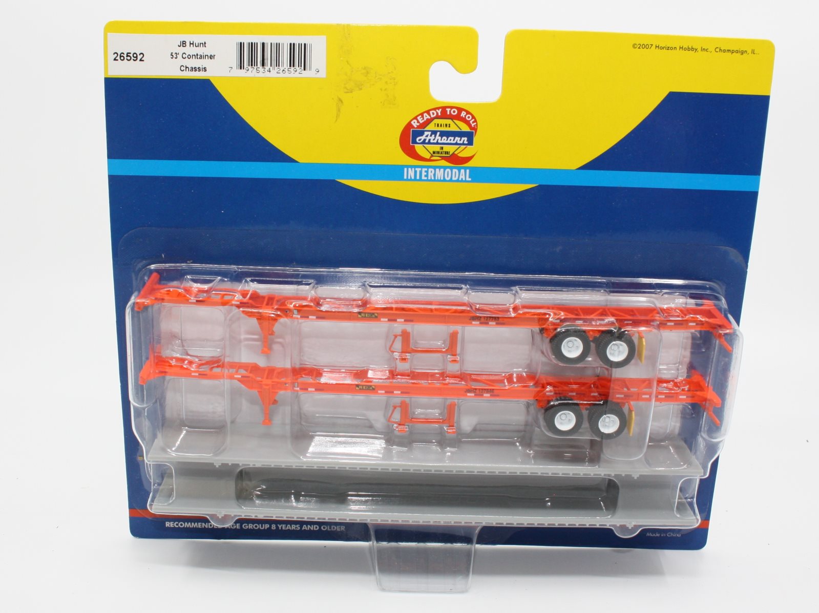 Athearn 26592 HO JB Hunt RTR 53' Chassis (2)