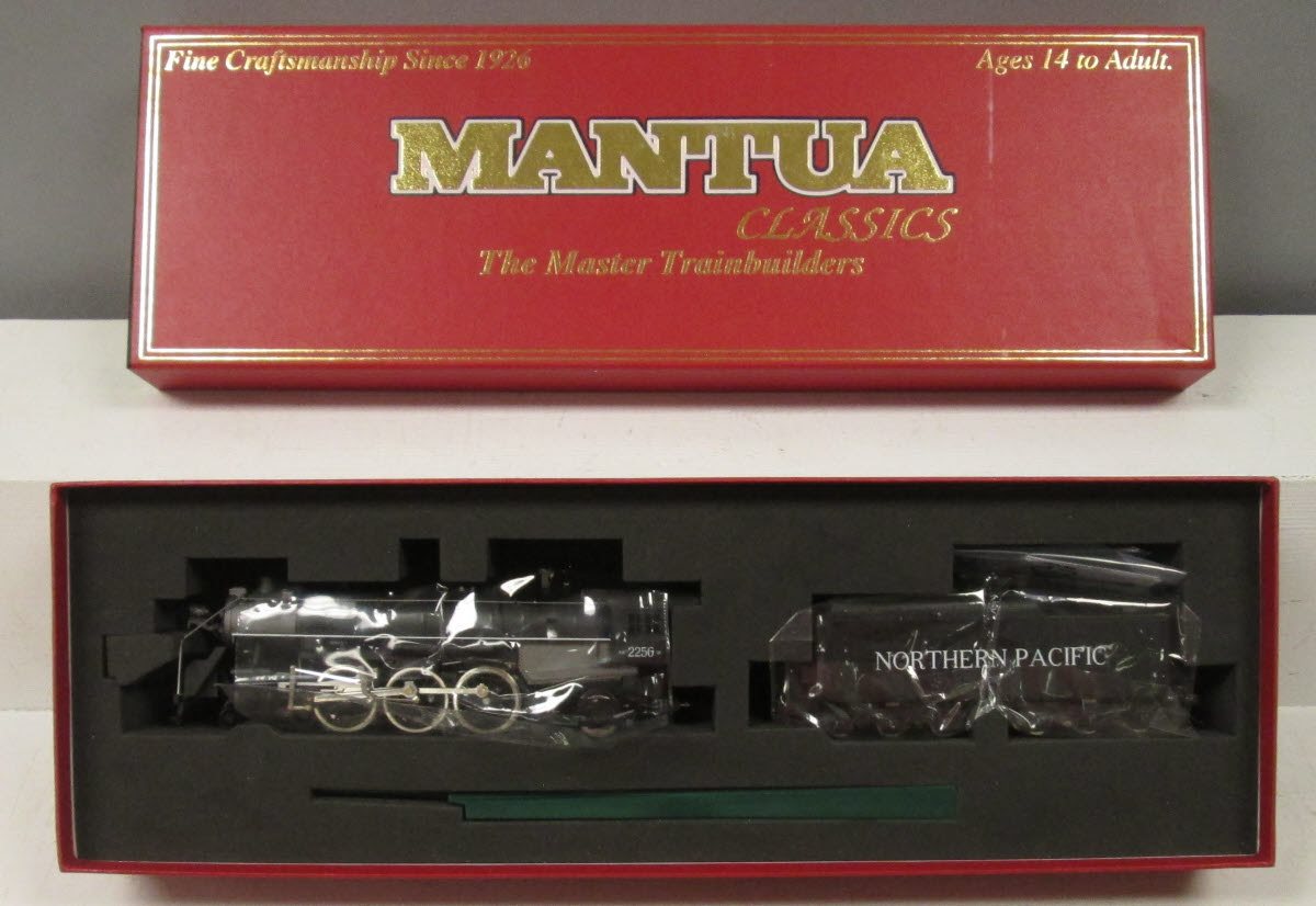 Mantua 349003 HO Scale 4-6-2 w/Lng Hl Tndr NP