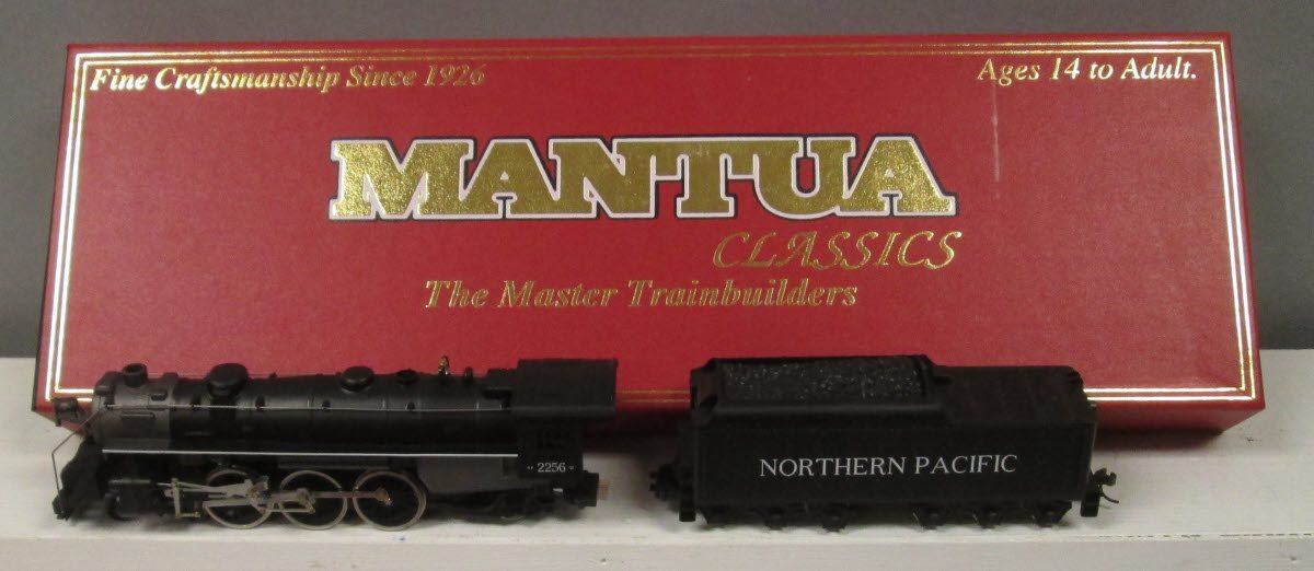 Mantua 349003 HO Scale 4-6-2 w/Lng Hl Tndr NP