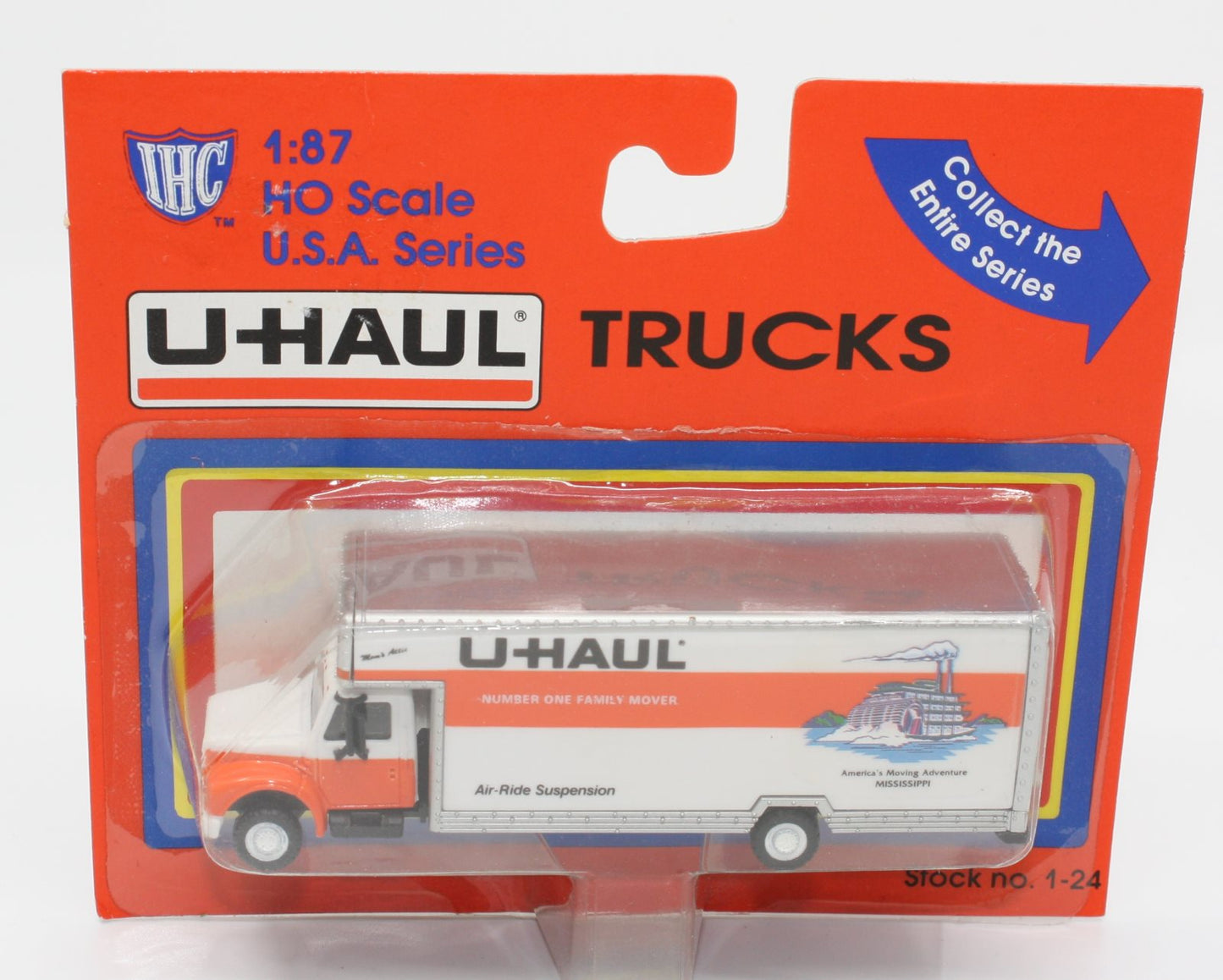 IHC 1-24 HO Scale USA Series Mississippi U-Haul 26'''' Moving Van