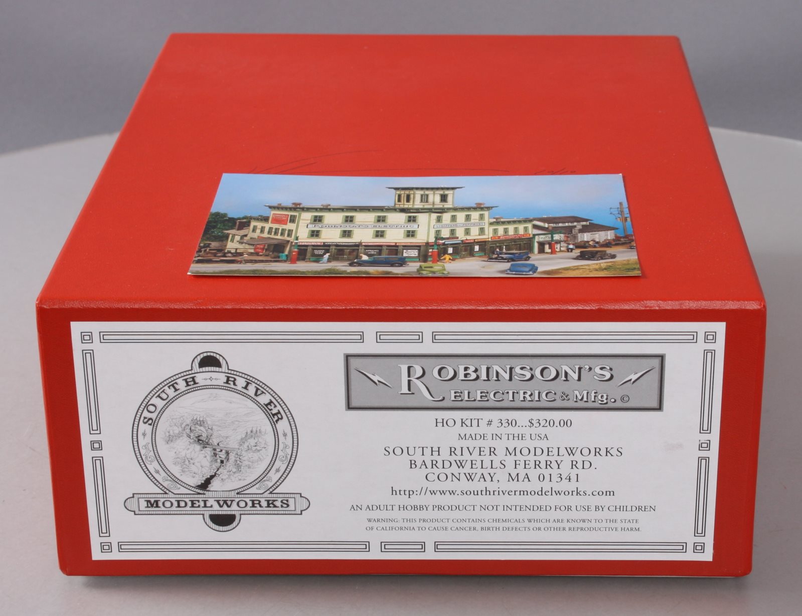 South River Modelworks 330 HO Scale Robinson's Electric & Mfg Building Kit