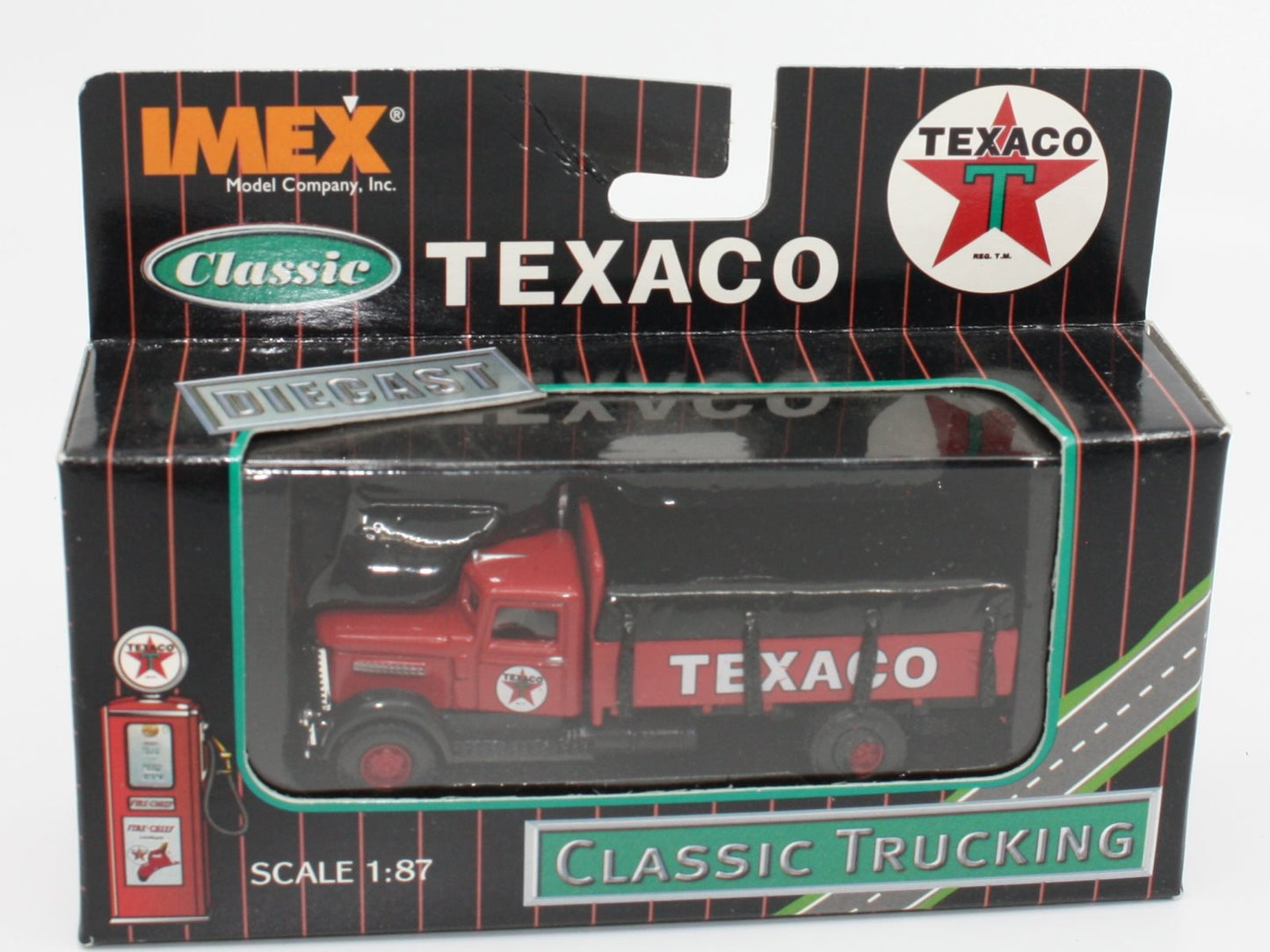 Imex 870180 HO Classic Trucking Texaco Peterbilt Tarp Truck