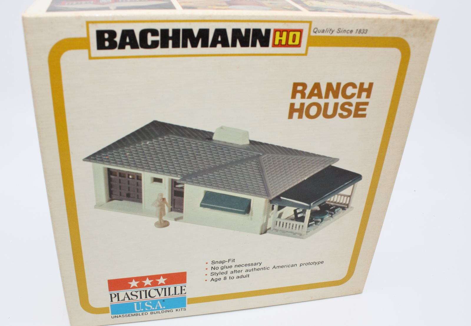 Bachmann 2618 HO Plasticville Ranch House Building Kit